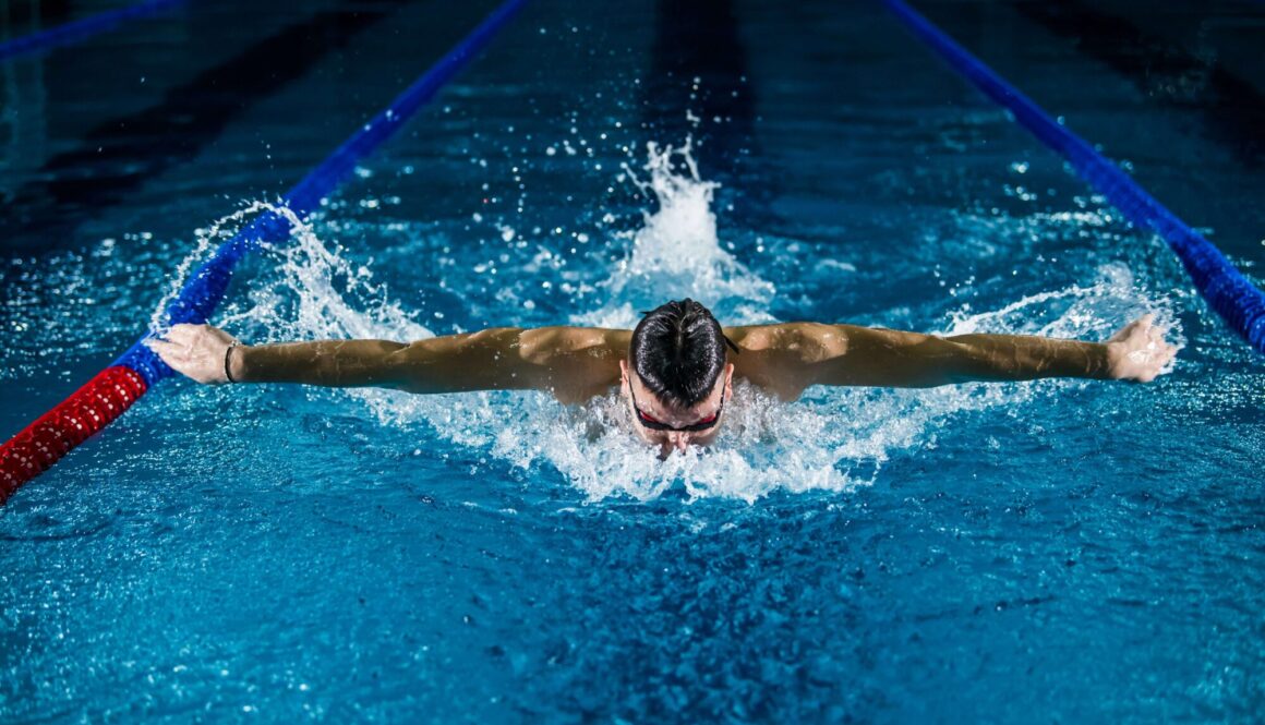 swimmer action sports photo