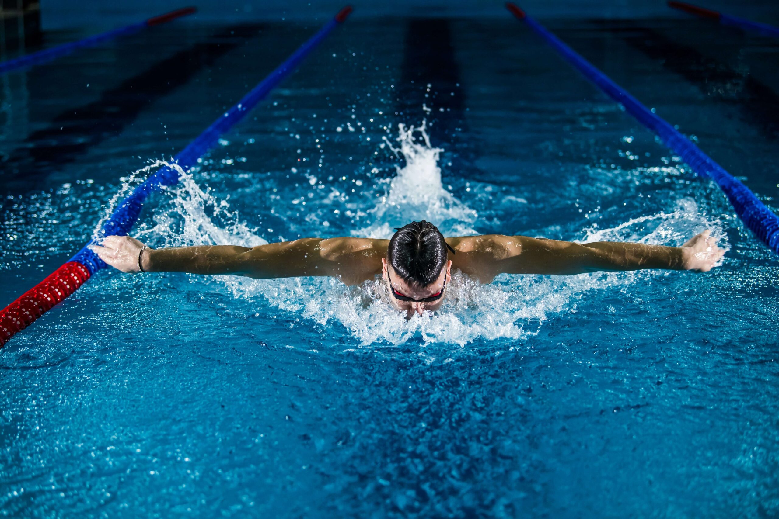 swimmer action sports photo
